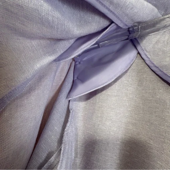 Liz Claiborne Light Purple Linen Blend Blazer NWT - Picture 5 of 10